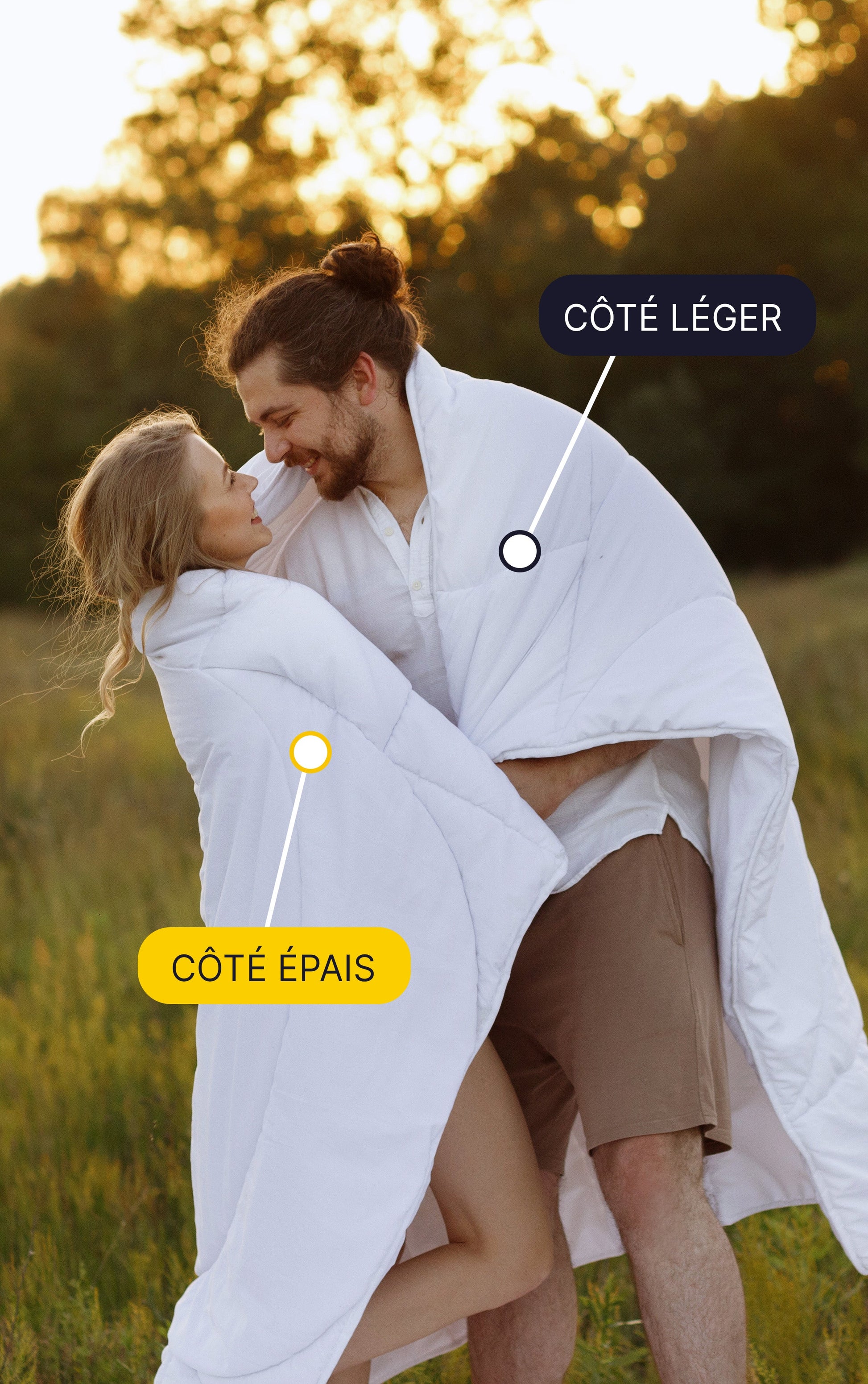 La Couette You & Me en laine - Lanado